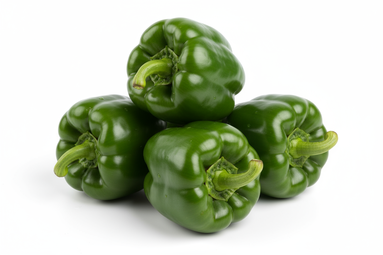 4- 6 pcs green Capsicum (Shimla Mirch)