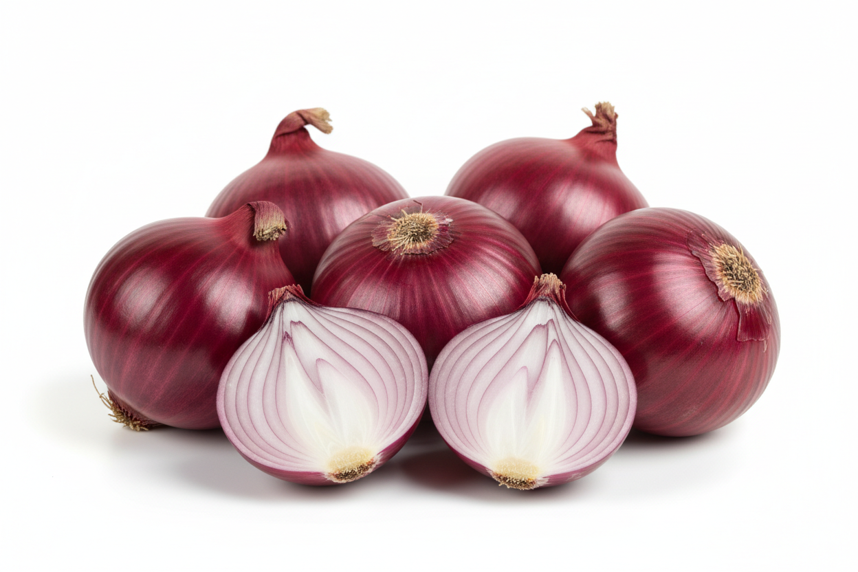 muliple red onion